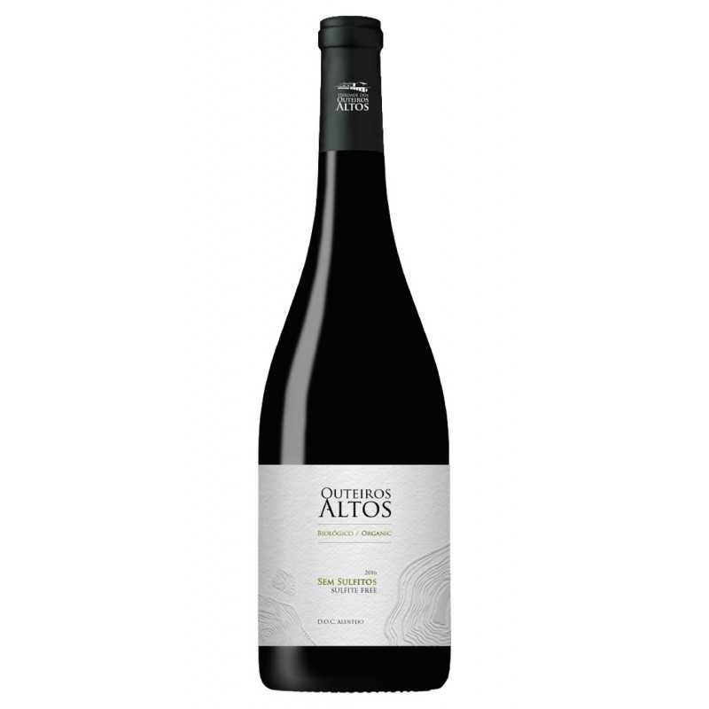 Červené víno Outeiros Altos bez sulfitu 2020|Winefromportugal