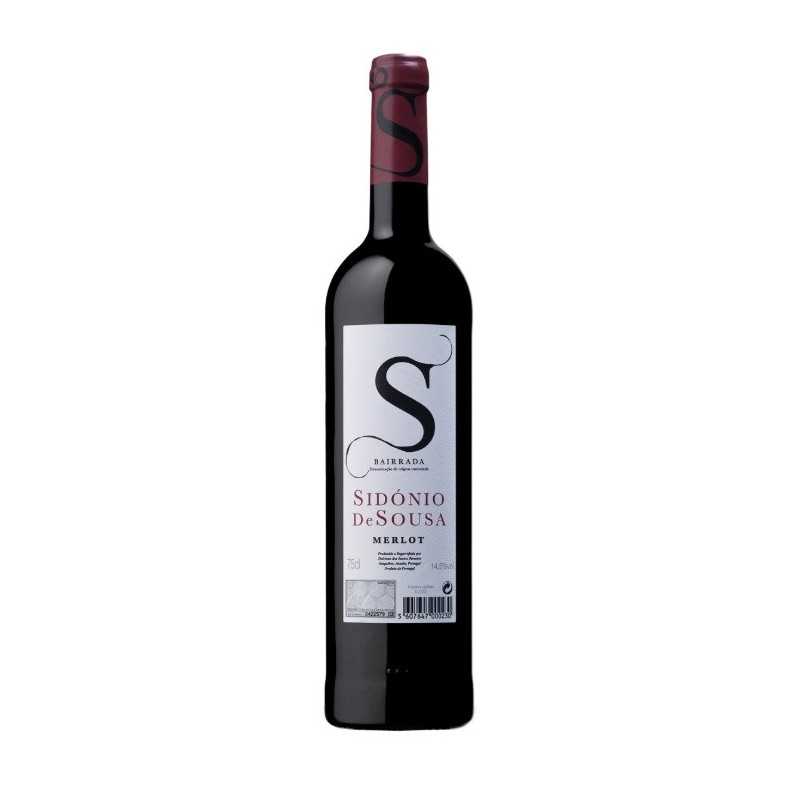 Červené víno Sidonio de Sousa Merlot 2015