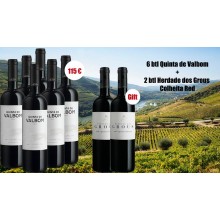 Akce Červené víno Quinta de Valbom + červené víno Herdade dos Grous|Winefromportugal