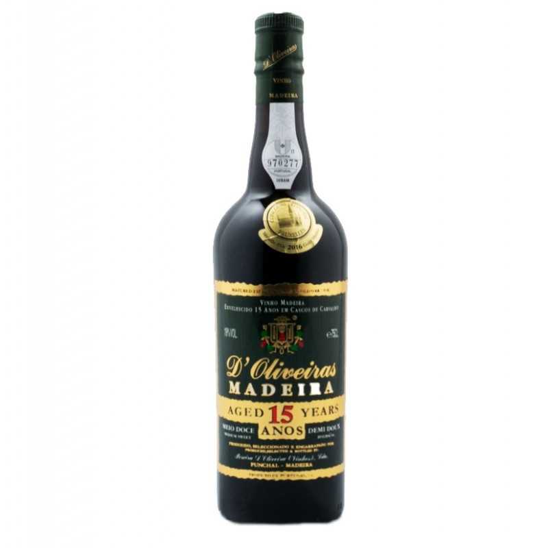 D'Oliveiras 15 Years Medium Sweet Madeira Wine|Winefromportugal