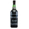 D'Oliveiras Verdelho 1981 středně suché víno Madeira|Winefromportugal