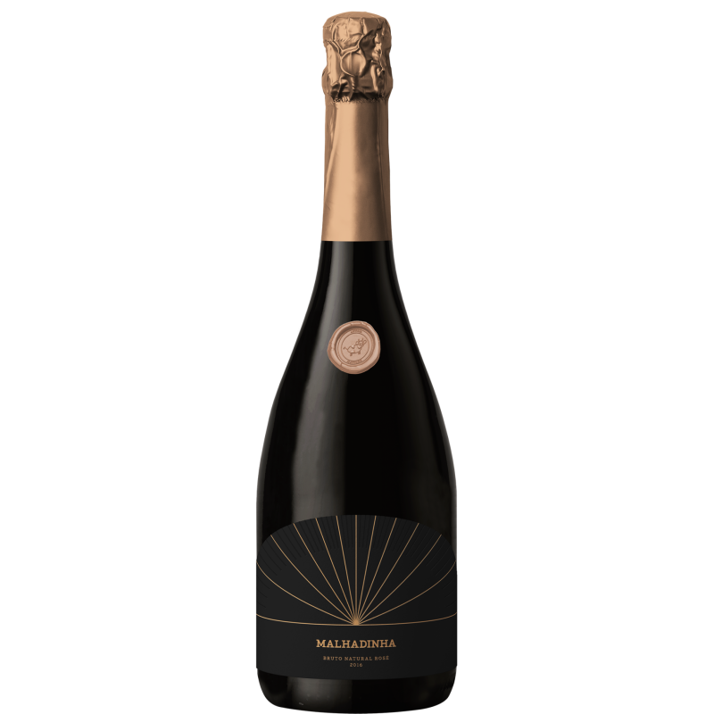 Malhadinha Brut Natural 2016 mousserende rosévin|Winefromportugal