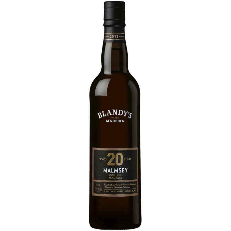 Blandy's 20 Years Malmsey Madeira víno (500 ml)