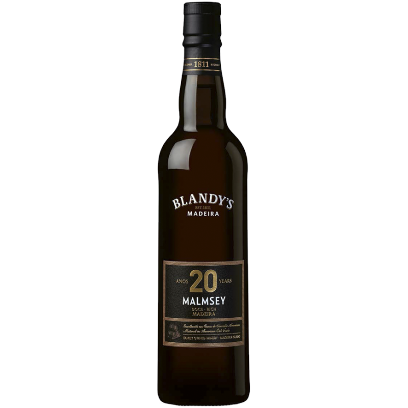 Blandy's 20 Years Malmsey Madeira víno (500 ml) Blandy's 20 Years Malmsey Madeira víno (500 ml)