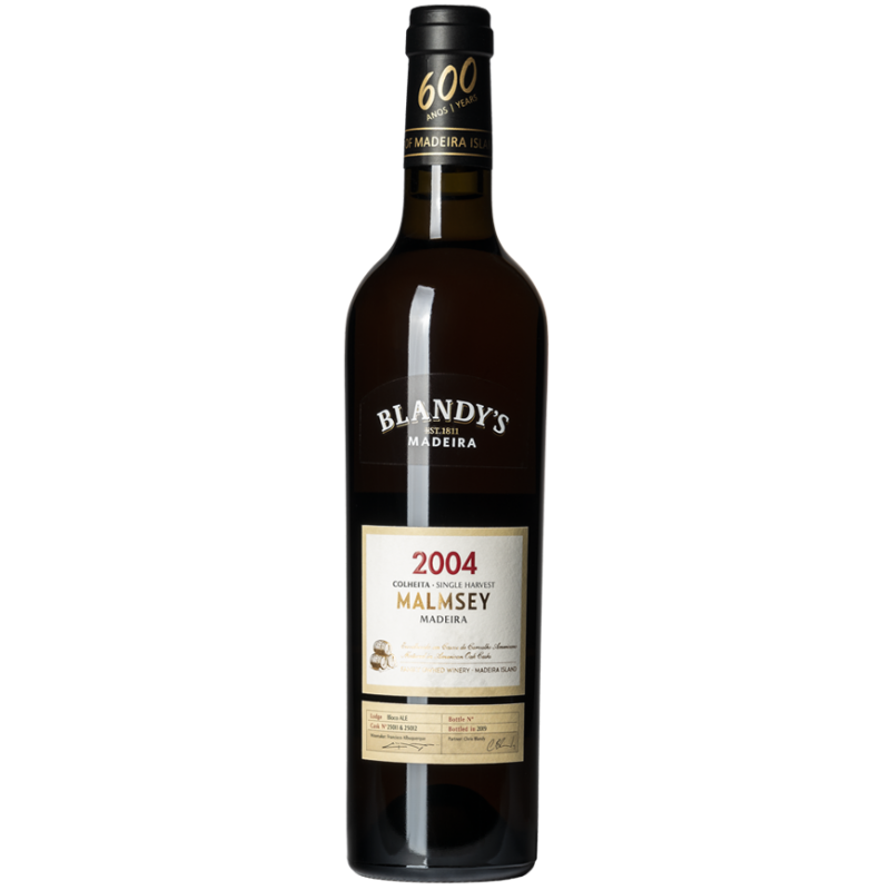Blandy's Malmsey Colheita 2004 Madeira Wine (500 ml)