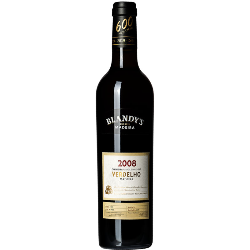 Blandy's Verdelho Colheita 2008 Madeira Wine (500 ml)