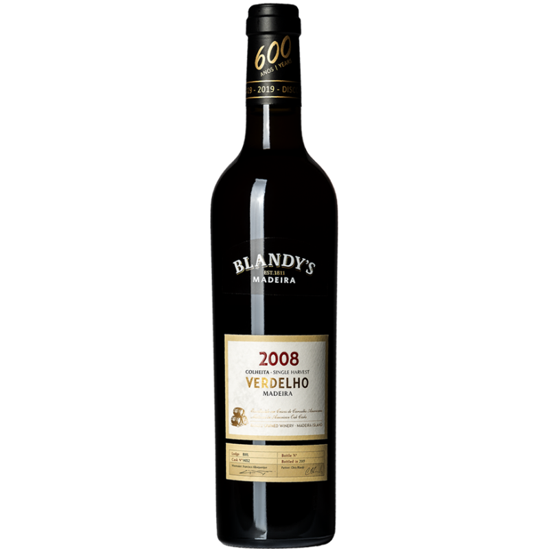 Blandy's Verdelho Colheita 2008 Madeirské víno (500 ml)