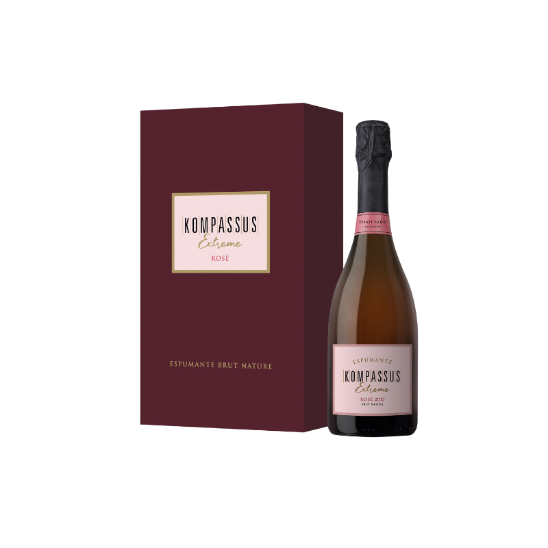 Kompassus Extreme Pinot Noir Sparkling Rosé Wine|Winefromportugal Kompassus Extreme Pinot Noir Sparkling Rosé Wine|Winefromportugal