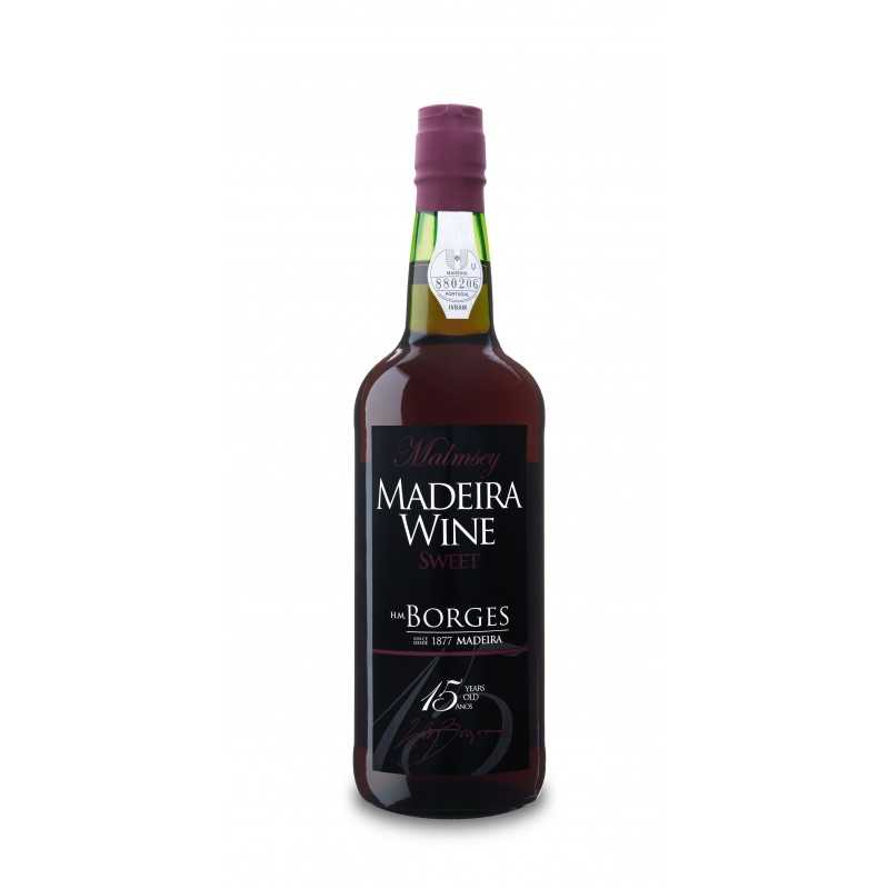 HM Borges Malmsey 15 Years Old Madeira Wine HM Borges Malmsey 15 Years Old Madeira Wine
