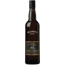 Blandy's 10 Years Bual Madeira víno (500 ml)