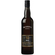 Blandy's 10 Years Bual Madeira Wine (500 ml)